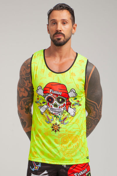 FlatMuertos Fitness Tank Top - Black