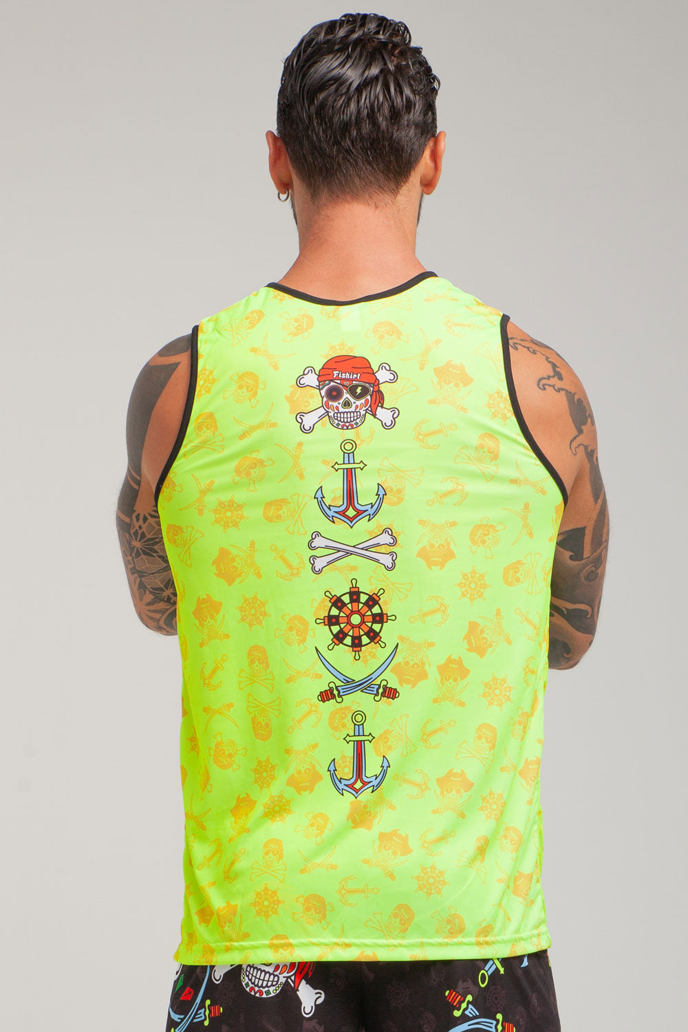 FlatMuertos Fitness Tank Top - Black