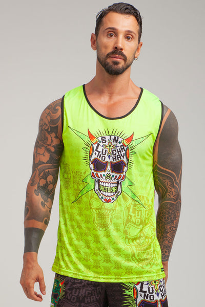 FlatMuertos Fitness Tank Top - Black