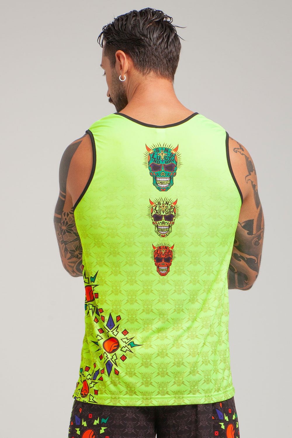 FlatMuertos Fitness Tank Top - Black