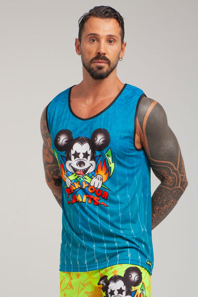 FlatMuertos Fitness Tank Top - Black