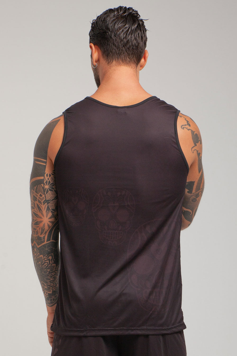 FlatMuertos Fitness Tank Top - Black