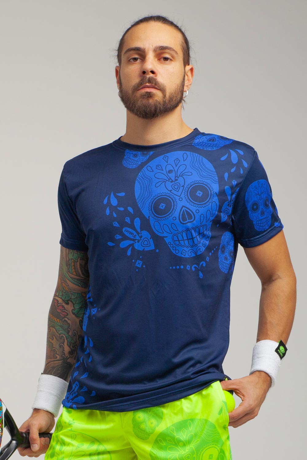 Camiseta Sport FlatMuertos - Azul 