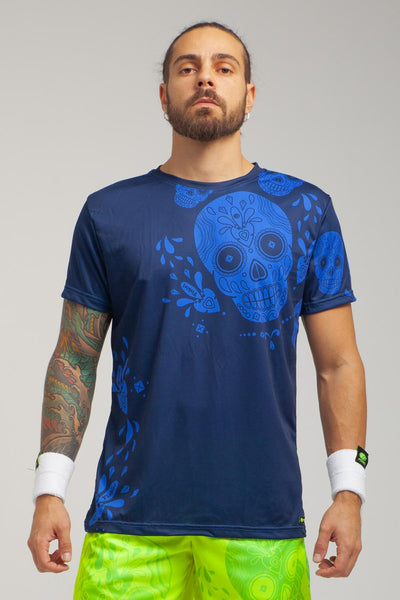 T-shirt Sport FlatMuertos - Blu