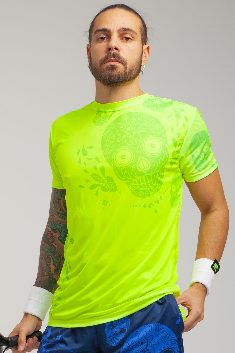 T-shirt Sport FlatMuertos - Giallo Fluo