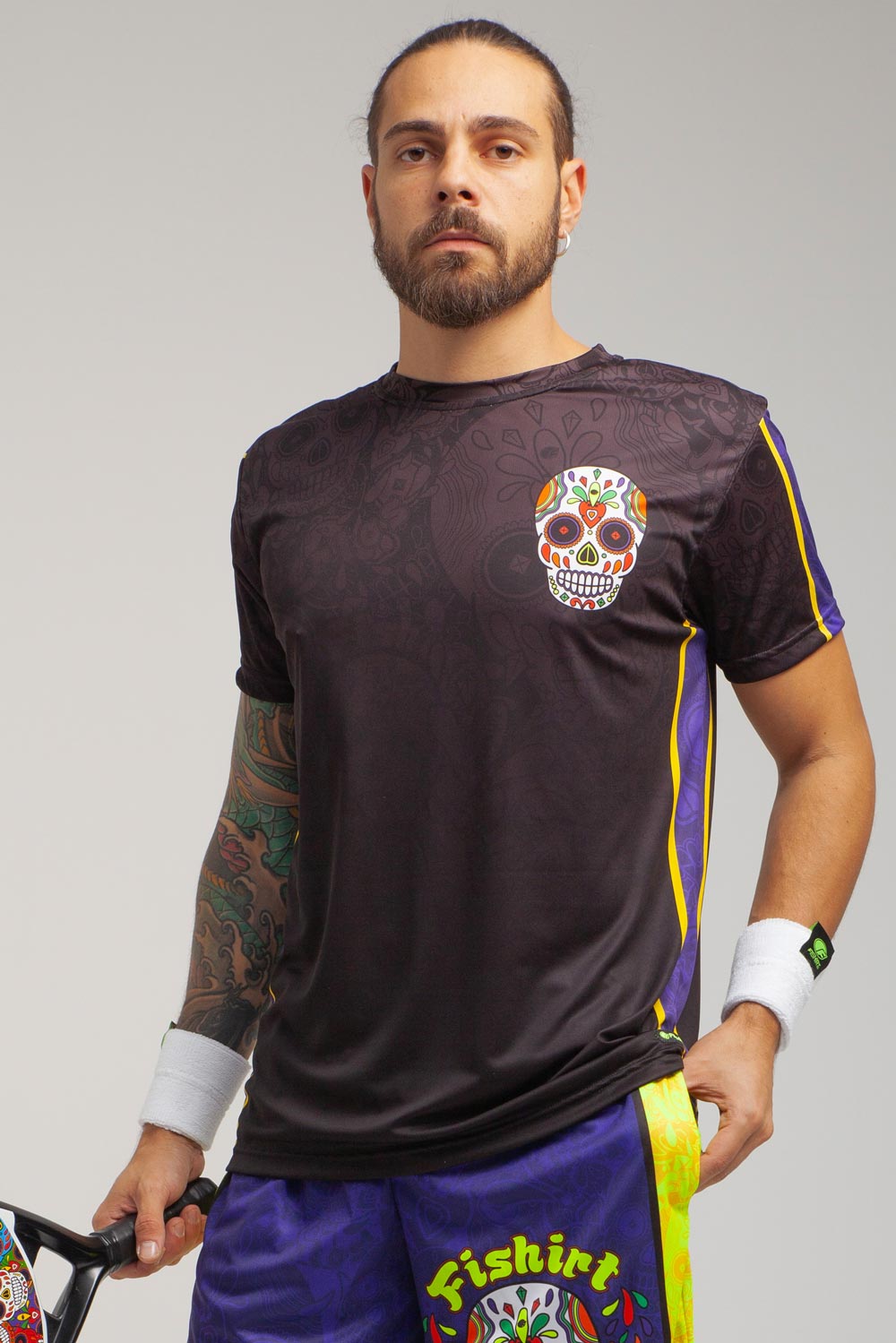 T-shirt Sport L.A. Muertos - Nero