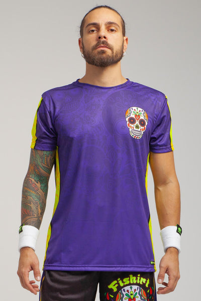 T-shirt Sport L.A. Muertos - Viola