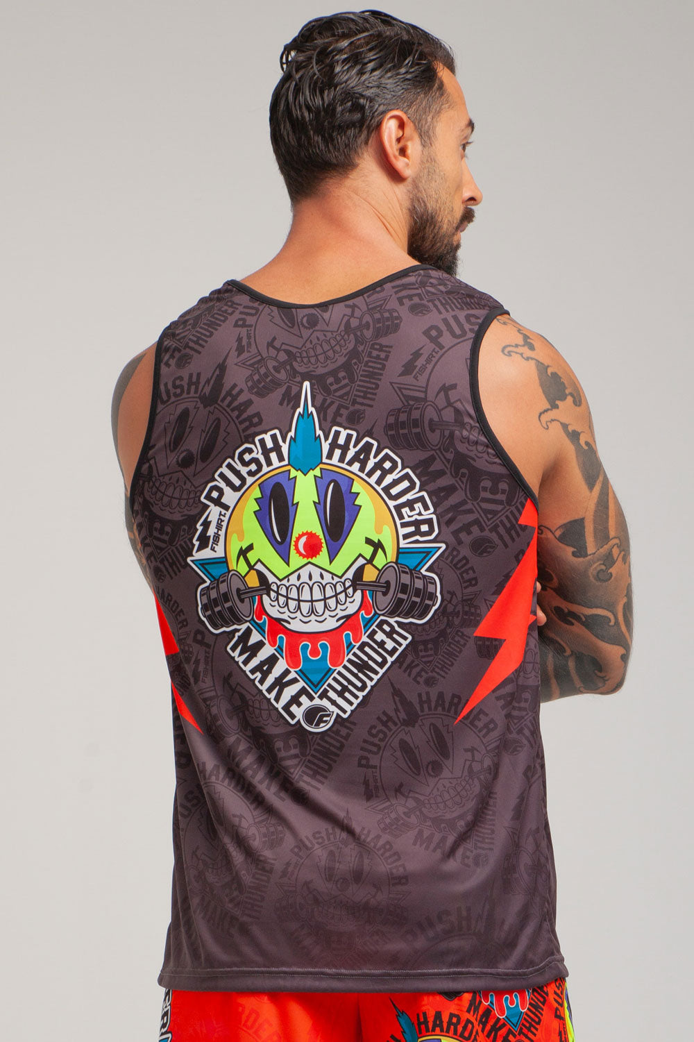 FlatMuertos Fitness Tank Top - Black