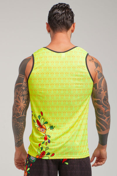 Muertos Fitness Tank Top - Yellow