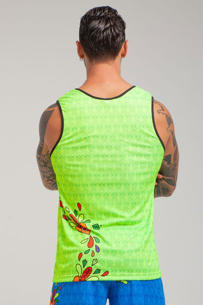 Muertos Fitness Tank Top - Yellow