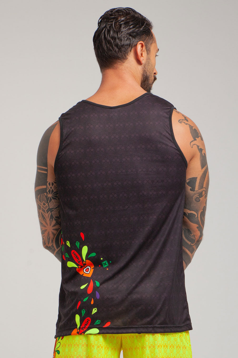 Muertos Fitness Tank Top - Black