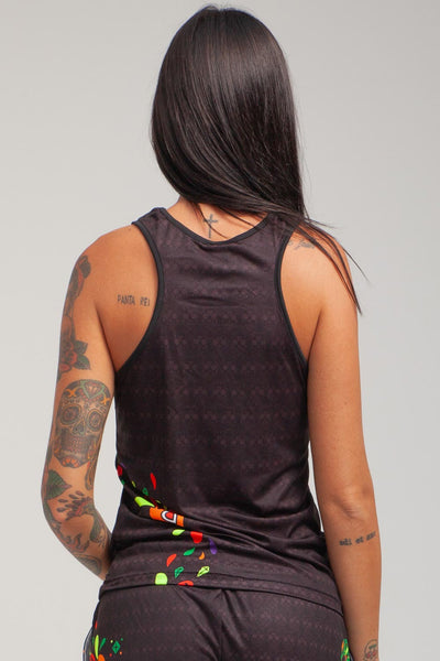 Muertos Fitness Tank Top - Black