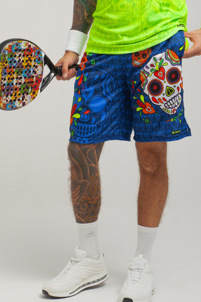 Pantaloncino Padel Muertos - Blu