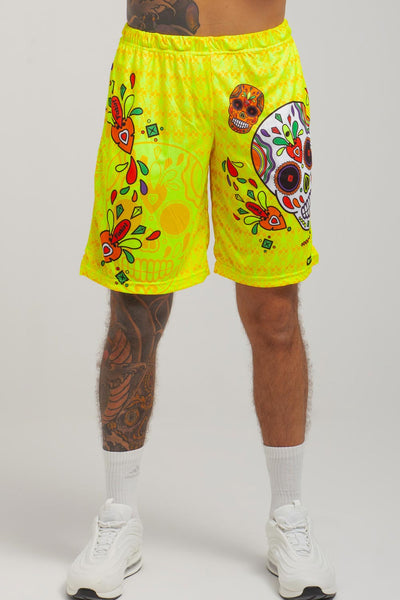 Padel Muertos Shorts Yellow