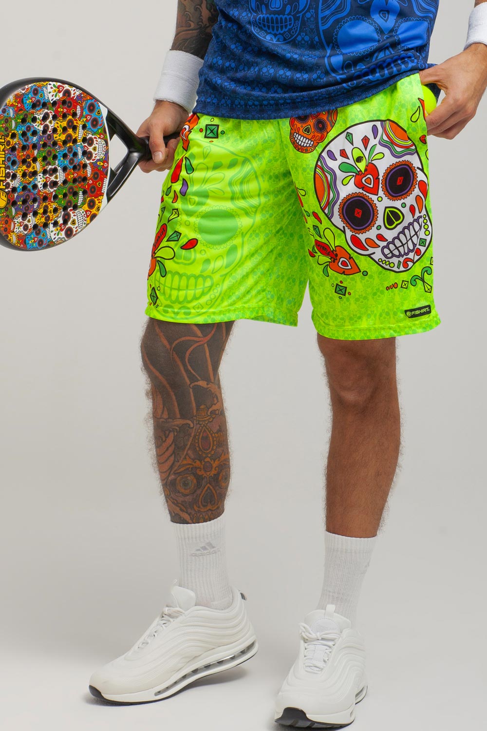 Pantaloncino Padel Muertos - Lime