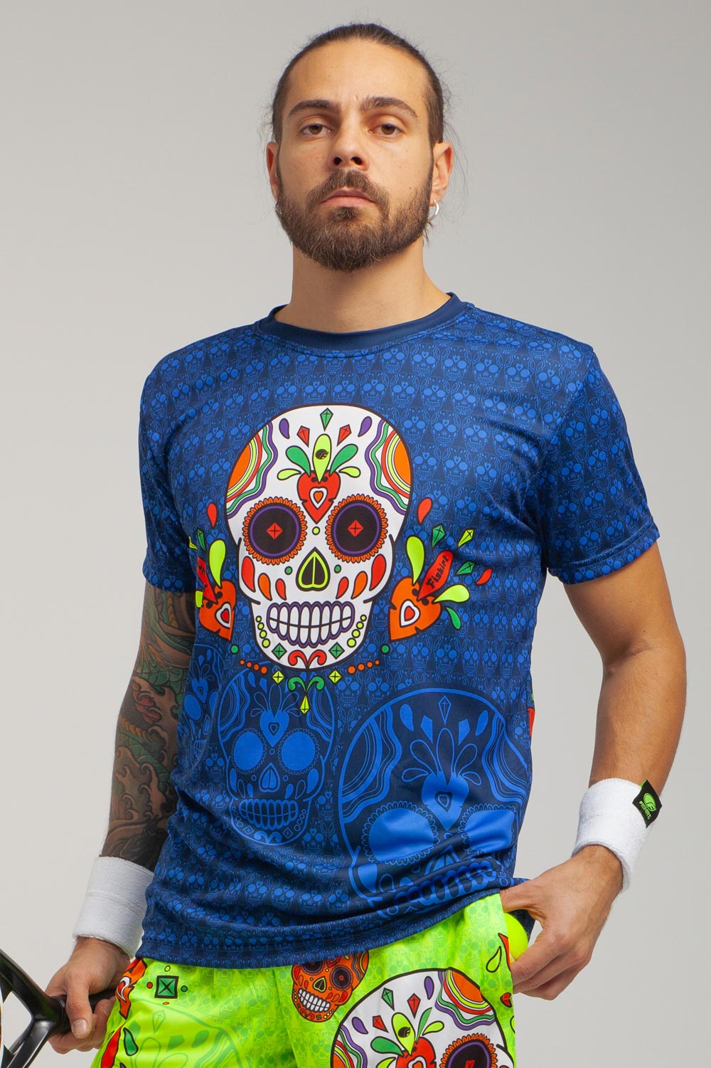 Camiseta Sport Muertos - Azul 