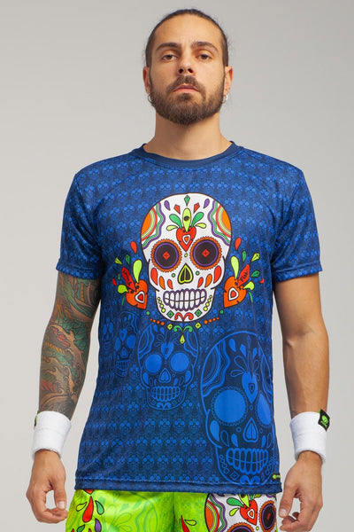 Camiseta Sport Muertos - Azul 