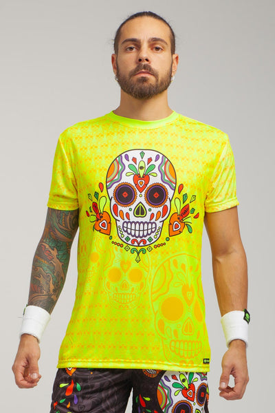 Camiseta Sport Muertos - Amarillo 