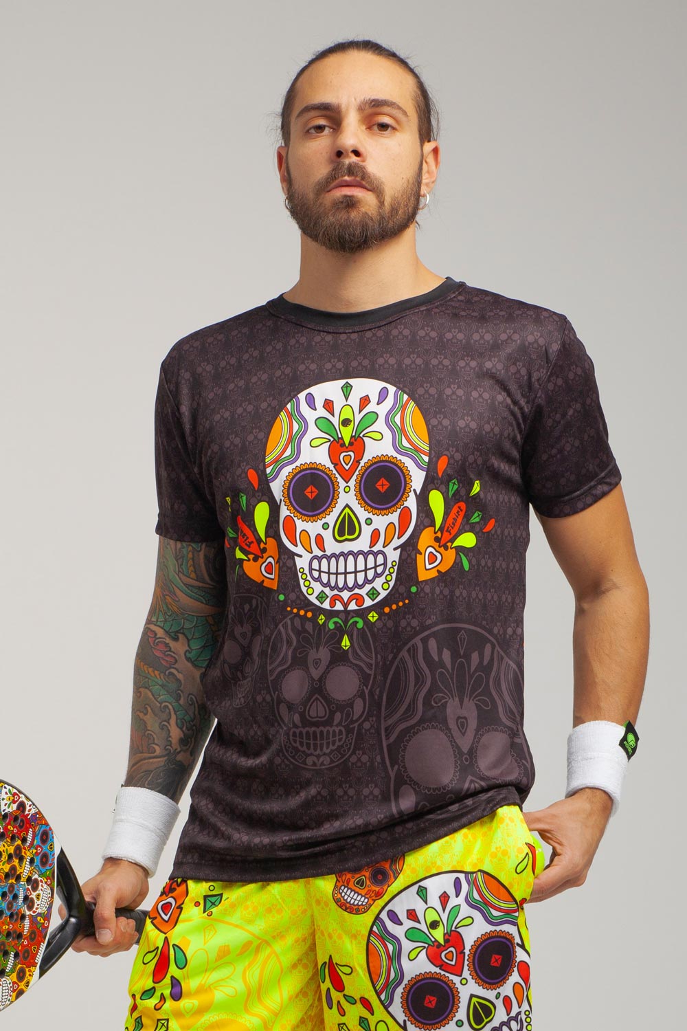 Camiseta Sport Muertos - Negro 